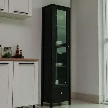 Imagem de Cristaleira 1 Porta 1 Gaveta E-962 Preto