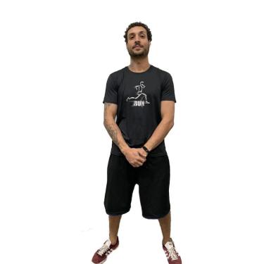 Imagem de Camiseta Olympikus Run Refletiva Masculina - Preto