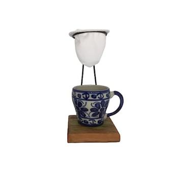 Imagem de Kit de Café Egoista - Individual - Caneca Colonial 2 Monte Sião - Demolição - feito a mão