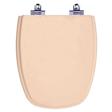 Imagem de Assento Sanitário Fechamento Lento Monte Carlo Rosa Floral para Vaso Deca