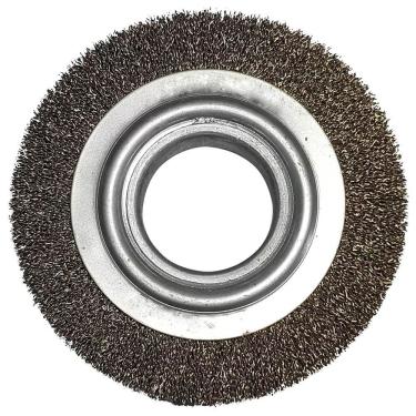 Imagem de Escova Aço Rotativo - Ondulado - 8"x 2" - Fio 0,60 - Nac