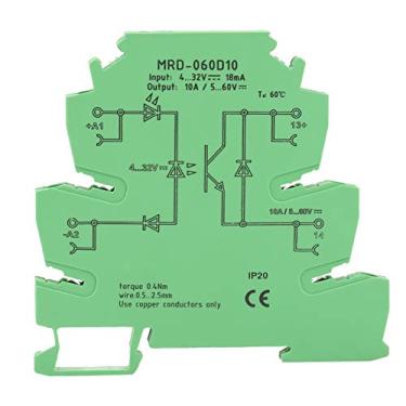 Imagem de Relé de Interface Plc MRD-060D10, Relé de Interface de Economia de Espaço Durável de Porta Ultrafina, Conexão de Parafuso Com Relé de Interface de Indicador LED