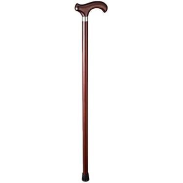 Imagem de Bengala De Madeira Feita À Mão Com Base De Borracha Antiderrapante, Bengalas De Faia Ajustáveis ​​com Alça De Pulso, Muletas, Corrimão Para Homens E Mulheres Na Moda,Estilo 5,95cm,Bonny369