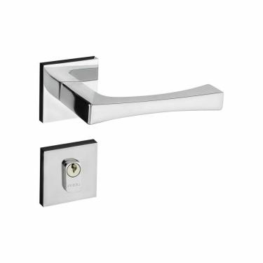 Imagem de Fechadura Pado Vivaldi Roseta Quadrada Cromada - Externa