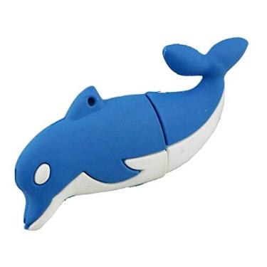 Imagem de 4GB Dolphin Modelo USB Flash Drive USB 3.0 Dispositivo de Armazenamento USB Flash Disk USB Drive USB 3.0 Memory Stick USB Stick U Disk Pen Drive USB Flash Memory USB Disk Armazenamento de Dados - Azul