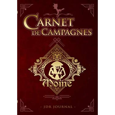 Imagem de JDR Journal - CARNET DE CAMPAGNES Moine: Carnet de Jeux De Rôle pour Maître du jeu et Rôliste - RPG Game Master - Cahier pour noter vos aventures, ... - Idée de cadeau d'anniversaire ou de Noël