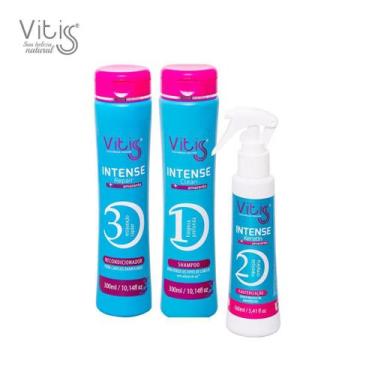 Imagem de Kit Intense Shampoo H + Cauterização + Condicionador Vitiss - Vitiss C