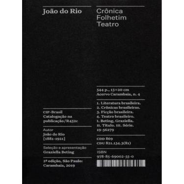 Imagem de Cronica, Folhetim, Teatro