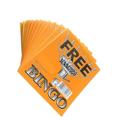 Imagem de Sennatudo Free - 1.200 Cartelas de Bingo 11x10cm - Jogo de Bingo para 7 a 99 Anos