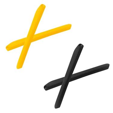 Imagem de Boldbright Kits de borracha de substituição para óculos de sol Oakley EV Zero Series - amarelo e preto