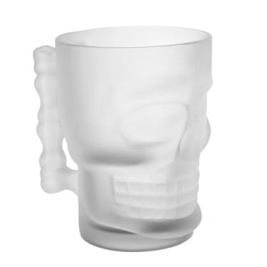 Imagem de Caneca Copo Chopp Caveira Vidro 500 Ml