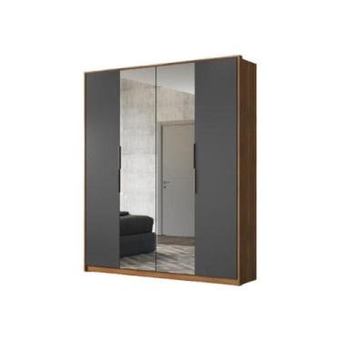 Imagem de Guarda-Roupas Casal Com Espelhos 4 Portas Multimóveis Cr35233