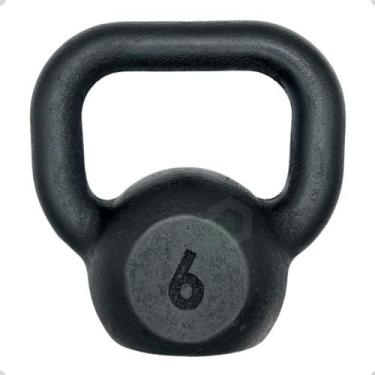 Imagem de Kettlebell De Ferro Fundido Pintado - 6 Kg - Box Ingá