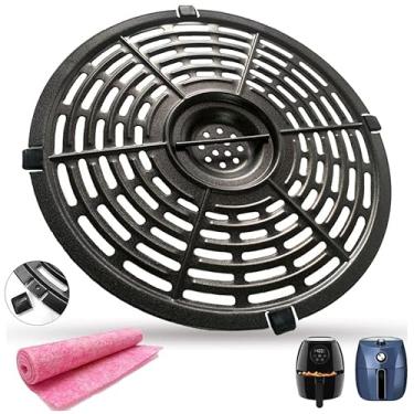 Imagem de Nvkwca Frigideira a ar de 3,7 litros para fritadeiras a ar Chefman Crux Gowise USA, revestimento antiaderente de camada dupla premium para fritadeira a ar para fritadeira inferior de 3,7 litros