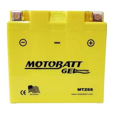Imagem de Bateria Bateria Gel Motobatt Mtz6s Ytz6s Cg150 Fan150 2009