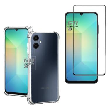 Imagem de Kit Capa Anti Impacto e Película De Vidro 3D 9D Compatível Com Samsung Galaxy A06