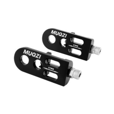 Imagem de Dynwave 2x Tensor de corrente de bicicleta Tensor de corrente Protetor de corrente de bicicleta Liga de alumínio Ajustador de tensão de corrente de bicicleta, Preto