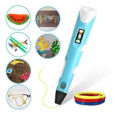 Imagem de Caneta Impressora 3D Pen Infantil E Profissional 220v - Caneta 3D, Pre