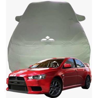 Imagem de Capa de Carro Mitisubishi Lancer Evolution Aerofólio Tecido  Lycra Pre