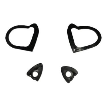 Imagem de Kit Acabamento Maçaneta Porta Externa Ford F1000 F4000 F600 - Casa das