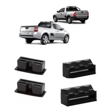 Imagem de Kit 4 Coxim Batente Tampa Traseira Caçamba Montana - AUTO QUALITY