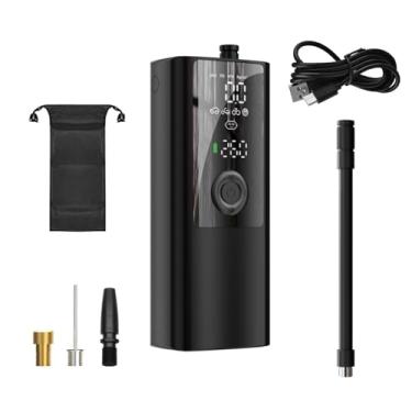 Imagem de DenilantEC Inflador de pneu, bomba de ar de pneu de carro com medidor de pressão de pneu (120 PSI) - Inflador de pneu inteligente, compressor de ar portátil