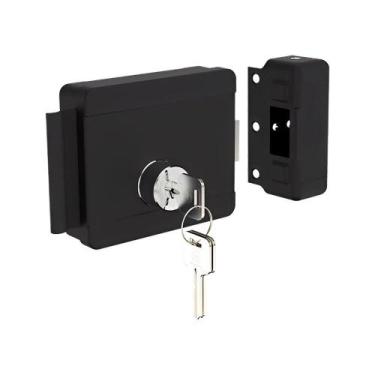 Imagem de Fechadura Elétrica Soprano 12V Bipartido PY Direito/Esquerdo Preto ROS