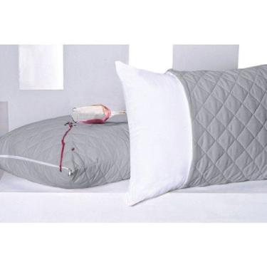 Imagem de 2 Capas Impermeáveis Matelado para Travesseiro 70cmx50cm com Zíper - R