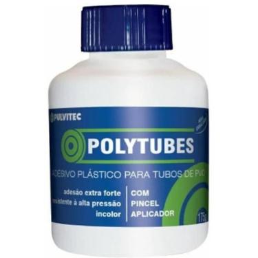 Imagem de Cola Adesivo Pvc 175G Com Pincel - Polytubes