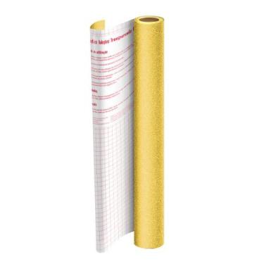 Imagem de Rolo de Plástico Adesivo com Glitter PP Dourado 45cm x 10 metros DAC 1