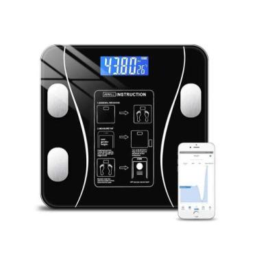Imagem de Balança Corporal Bioimpedância Eletrônica Bluetooth Com App - ORIGINAL