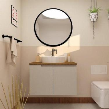 Imagem de Gabinete para Banheiro 2 Portas 80cm TM 80 - Mazzu