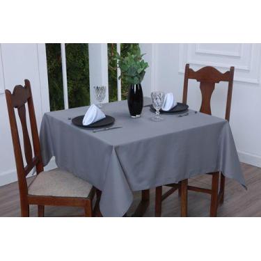 Imagem de Toalha De Mesa Restaurante Oxford Liso 8 Lugares 1,4 x 2,80m - Olizoni