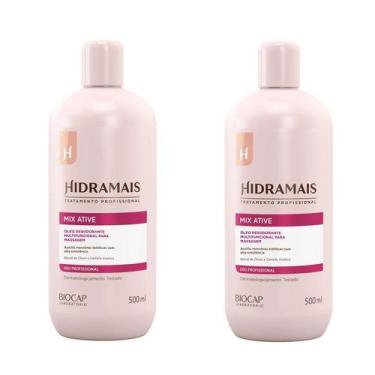 Imagem de kit 2 Óleo Desodorante Massagem MIX ATIVE Hidramais 500ml