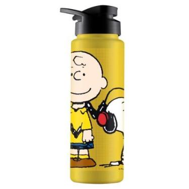 Imagem de Squeeze Sport Amarelo Charlie Brown & Snoopy 750ml Original, Amarelo