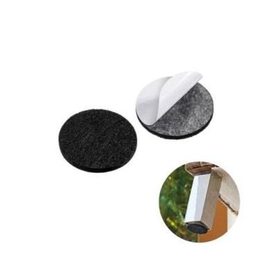 Imagem de Feltro Redondo Para Proteção de Piso 25 Mm Pacote Com 100 - Bigfer