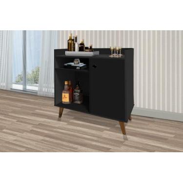 Imagem de Aparador / Balcão Cantinho do Café MAD Modelo Retrô 1 Porta e Nichos C