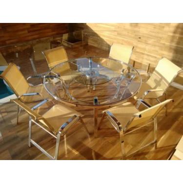Imagem de Conjunto De Mesa Giratória Lotus Area De Piscina - Top - Sarah Móveis