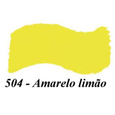 Imagem de Tinta Acrílica Brilhante Acrilex 100ml, 504 - AMARELO LIMÃO