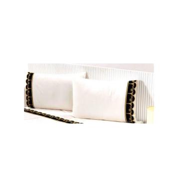 Imagem de Kit 2 Fronha 200 Fios 90x50 + 2 Big Travesseiro Silicone - THAIS ENXOV