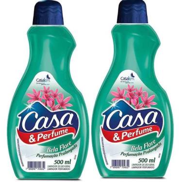 Imagem de Kit 2 Limpador Casa E  Perfume Bela Flore Líquido 500ml - Casa&Perfuma