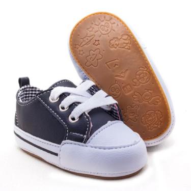 Imagem de Sapatênis Bebê Menino Sapato Infantil Social Batizado Festa - Baby Con