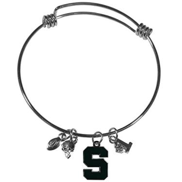 Imagem de Siskiyou Sports Bracelete unissex com pingente de adulto NCAA, Pulseira com pingente, Cor do time, One Size