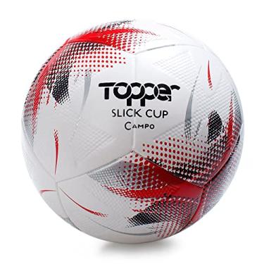Imagem de Topper Slick Cup, Bola Adulto Unissex, Prata/Vermelho/Preto, Único