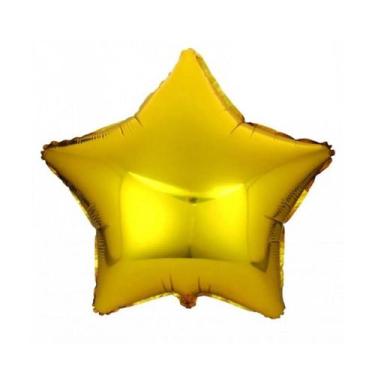 Imagem de Kit 100 Balão Estrela Dourada - Extra Festas