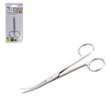 Imagem de Tesoura Ponta Curva Para Unhas Sobrancelha 8 cm - FMSP