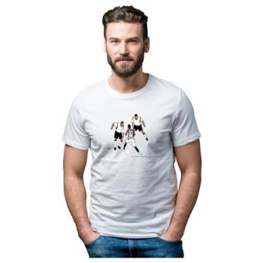 Imagem de Camiseta As Oito Pedaladas Peixe Brasileirão 2002 - Novomanto, M, Bran