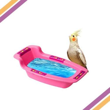 Imagem de Banheira Toco Tucano para Calopsitas, ROSA