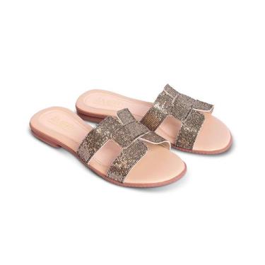 Imagem de Sandália Rasteira Feminina Percata Casual Super Leve e Confortável -  