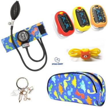 Imagem de Aparelho de Pressão Esfigmomanômetro Pediátrico + Oxímetro Pediátrico 